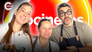 Cata de vinos, la colo prueba arroz negro, cupcakes frutales.