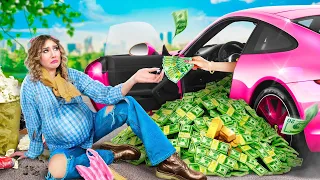 حامل فقيرة في عائلة ملياردير لقد تم تبنيها من قبل عائلة ثرية 