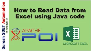 How to Read Data from Excel using Java code Apache POI