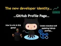 profile is your new Developer identity NEW Standout profiles