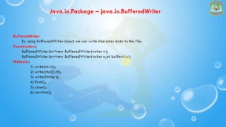 Lesson - 4 java io Package