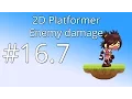 16 7 Unity 5 tutorial for beginners 2D Platformer - Enemy damage