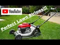 Can a Honda lawn mower make lawn stripes