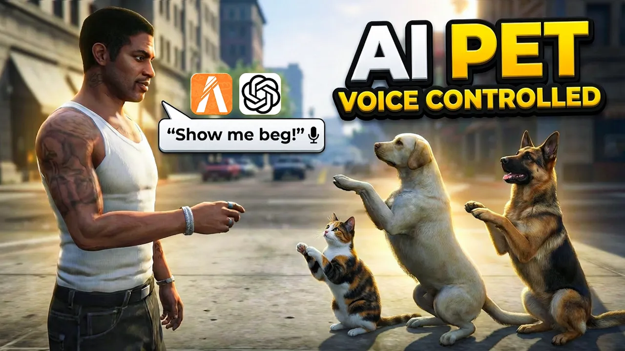 AI Pet System | Voice-Controlled