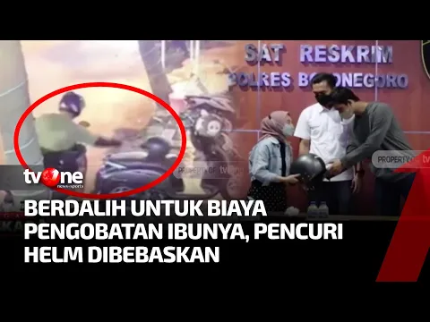 Curi Helm Untuk Berobat Ibunya, Pelaku Dibebaskan Dari Tuntutan