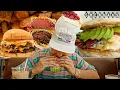 PALM SPRINGS FOOD TOUR REUBEN STACKER SMASH BURGER BREAKFAST SANDWICH CHEESECAKE