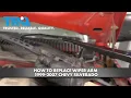 How to Replace Wiper Arm 1999-2007 Chevy Silverado