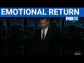 Download Lagu Jimmy Kimmel tears up in return: Charlie Kirk death not funny  | FOX 11 LA