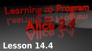 Alice Tutorial 2 4 Lesson 14 4 - Random Numbers and Object Parameters 2 of 2