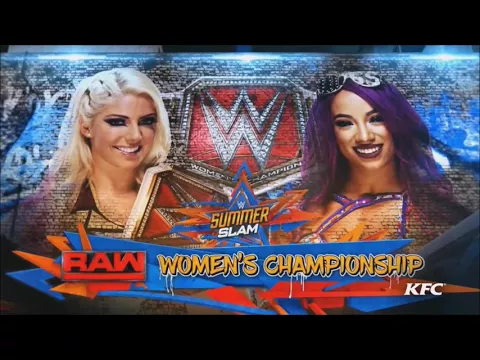 Download MP3 WWE SummerSlam 2017: Alexa Bliss vs. Sasha Banks - Official Match Card