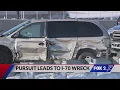 Manhunt ends after wrong-way crash on I-70 in St Peters