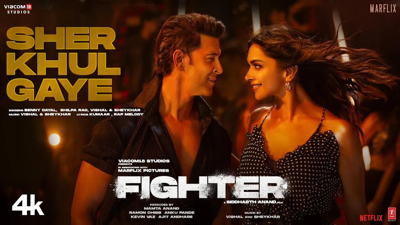FIGHTER: Sher Khul Gaye Song, Hrithik, Deepika, Vishal-Sheykhar, Benny, Shilpa, Kumaar, Bosco-Caesar FIGHTER: Sher Khul Gaye Song, Hrithik, Deepika, Vishal-Sheykhar, Benny, Shilpa, Kumaar, Bosco-Caesar