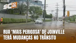 Rua com mais acidentes em Joinville terá mudanças importantes no trânsito