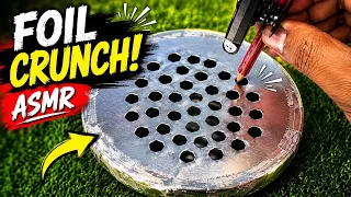 This Foil Paper Crunch Is Seriously Addictive! π€―π§ #Shorts #ASMR #FoilASMR