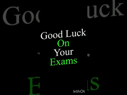 Download MP3 good luck 🤞 on your exams