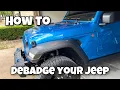 How to debadge your Jeep Gladiator DIY How to remove decals and tailgate emblem