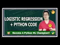 Coding Logistic Regression In Python Machine Learning Tutorials Using Python In Hindi