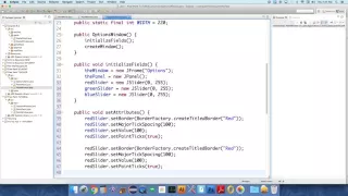 Java Pixel Paint 6 Sliders Intro
