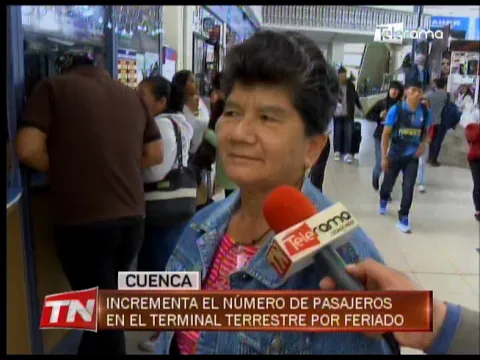 Incrementa el número de pasajeros en el terminal terrestre por feriado