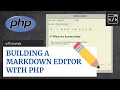 Building a Markdown Editor with PHP Tutorial