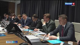Виталий Хоценко обсудил с представителями «Газпрома» инфраструктурные проекты в Омской области