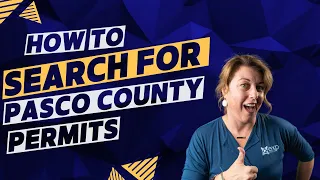 How to search for Permits in Pasco County FL