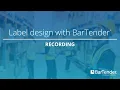 Label design with BarTender