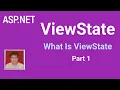 ViewState In Asp Net What is ViewState part-1