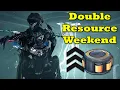 Warframe Double Resource Weekend Fix For Tennocon