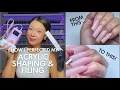 How I Perfected My Filing Shaping Coffin Acrylic Nails