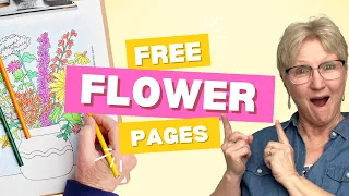 Free Flower Coloring Pages For Kids - watch and enjoy
