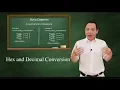 Hex and decimal conversion