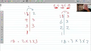 الدرس الأول تحليل عدد الى جداء عوامل الوحدة 3 سادس المنهاج السوري 