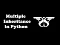 24 Multiple Inheritance in Python Example Object Oriented Programming Python Tutorial