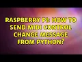 Raspberry Pi How to send MIDI Control Change Message from Python