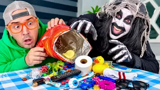 Monster found the last chip! 🥔🤣
