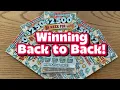 Download Lagu Back to back winning tickets on Florida lottery $2500 a week for life scratch off tickets ￼
