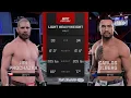 Jiri Prochazka vs Carlos Ulberg UFC 327 simulation FIGHT