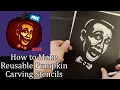 How to Make Reusable Pumpkin Carving Stencils
