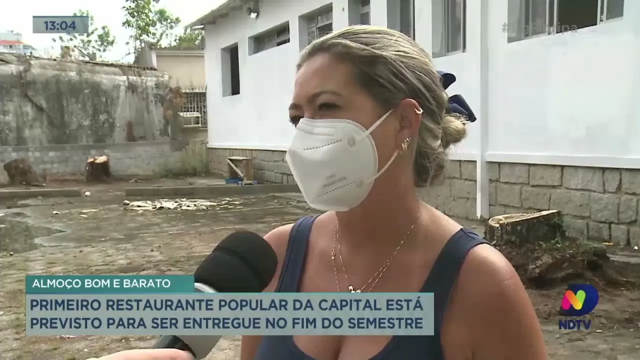 Primeiro restaurante popular de Florianópolis está previsto para ser entregue no fim do semestre