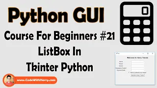 ListBox In Tkinter Python Tkinter GUI Tutorial In Hindi