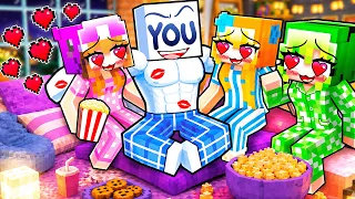 YOU KISSED Your CRUSH At A SLEEPOVER In Minecraft!