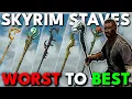 Every Skyrim Staff RANKED Worst to Best