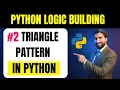 Reverse Triangle Pattern in Python Pattern Printing Q5 Python Logic Building for Beginners