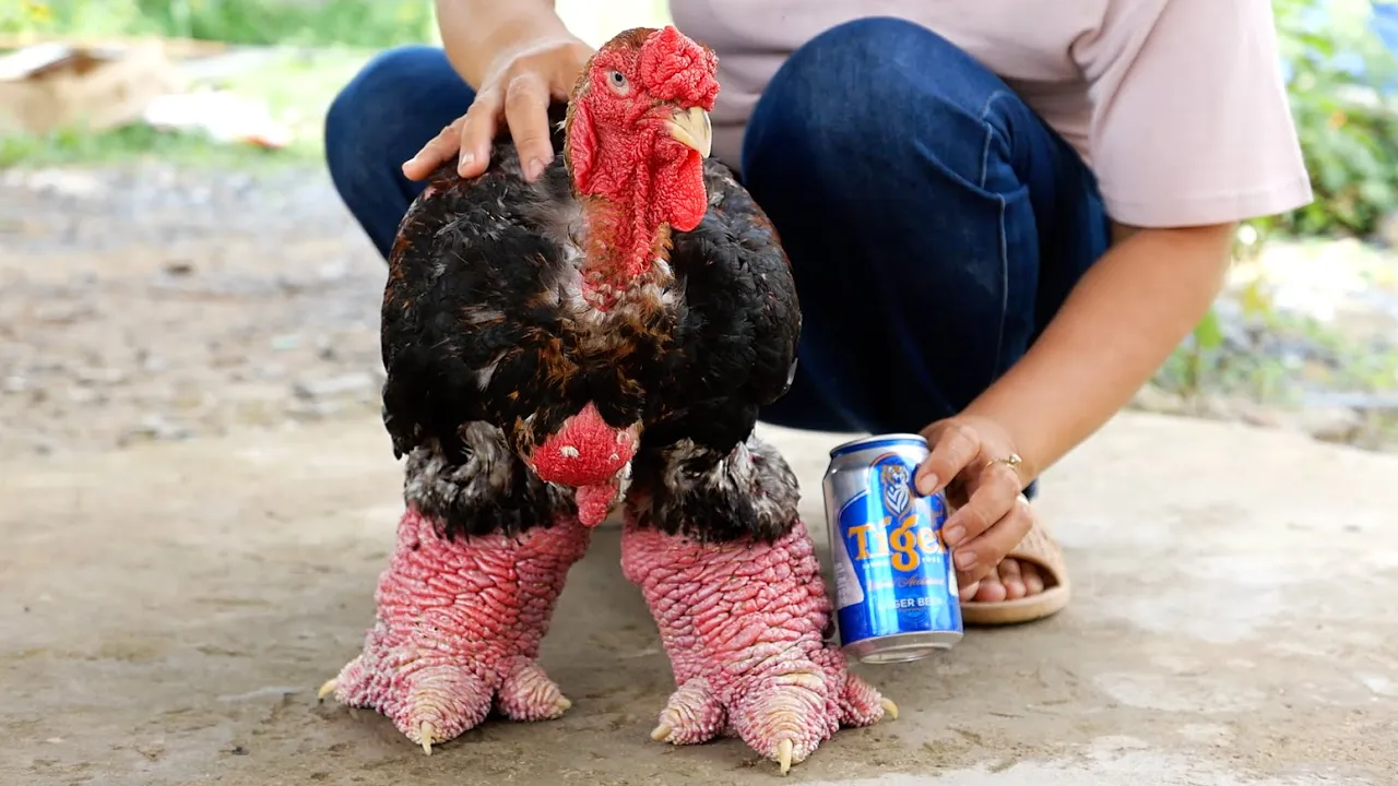 Vietnamese Street Food - $2500 GODZILLA MONSTER CHICKEN Saigon Vietnam