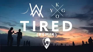 alan walker ft gavin james tired kygo remix lyric video 