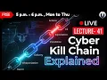 Live Ethical Hacking for Beginners Lecture - 40 Cyber Kill Chain White Fortress Security
