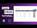 Django CRUD Operations Tutorial Simple Employee Management System