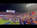 Sold-out crowd at The Swamp sings “Won’t Back Down” during Florida-Utah game