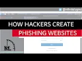 How Hackers Make Phishing Websites